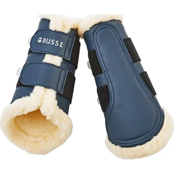 Koňské kamaše BUSSE Kamaše drezurní St. Georges Pro BUSSE, s beránkem, pár, navy S