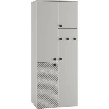 Šatní skříň BAZA Šatní skříň W4 Match - šedá