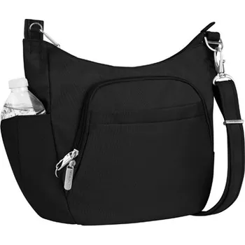Taška přes rameno Travelon Anti-theft Black Crossbody Classic Lady