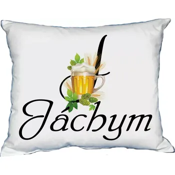 Dekorativní polštářek Moon River JÁCHYM polštář s pánským jménem velikost 30x40 cm