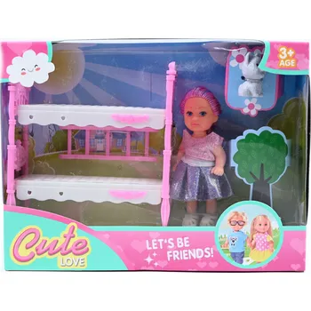 Panenka MINI PANENKA SE PATROVÁ POSTEL LOŽNICE