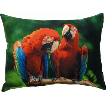 Dekorativní polštářek Polštář s papouškem , papoušci (dekorativní polštářek )