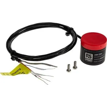 Infračervený snímač teploty Výstupní signál V 31 mm UART, USB 1m kabel ABS, hliník 0°C až plus 1000°C IP65 Infračervený 2 x