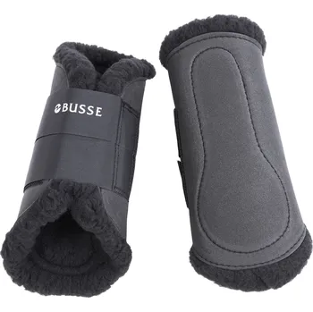 Koňské kamaše BUSSE Kamaše drezurní Art-Fur BUSSE, pár, anthracite/black L