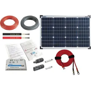 solární panel Fotovoltaický solární panel, počet článků: 36 monokrystalický 50W 12V 50W