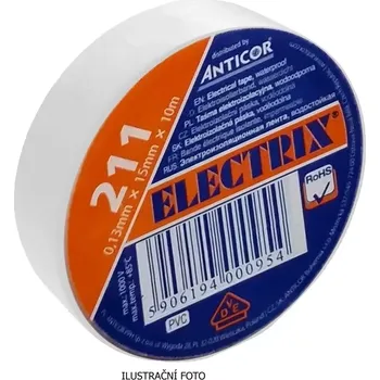 Izolační páska elektroizolační páska NAPRO 15x10 bílá