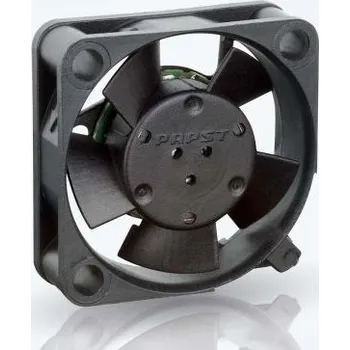 PC ventilátor ebm-papstAxiální ventilátor 12 V DC DC, průtok vzduchu: 3.4m³/h 450mW42mA, 25 x 25 x 8mm