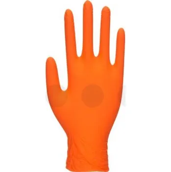 Pracovní rukavice Jednorázové rukavice 100, Oranžová S Bez prášku GP0***