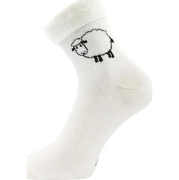 Dámské ponožky Dámské, pánské zimní ponožky smetanová Ovečkana Fuski Boma Voxx (Zimní ponožky z ovčí vlny)
