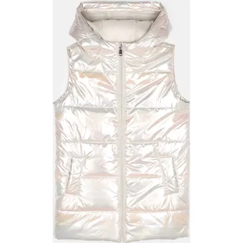 Dívčí bunda GATE Prodloužená holografická vatovaná vesta 4Y 824-0222/10