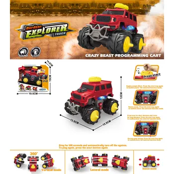 autíčko Wiky Vehicles Auto terénní s efekty 15,5 cm