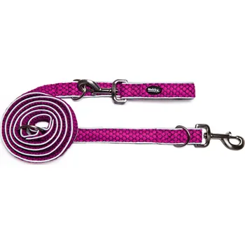 Vodítko pro psa Nobby přepínací vodítko MESH AIR růžová M-L 200cm