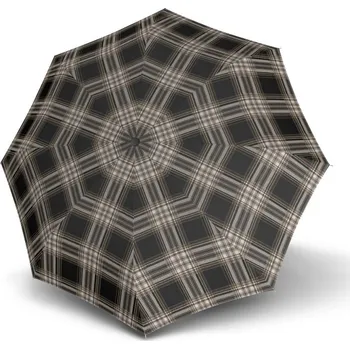Derby Hit Mini káro šedivý - skládací deštník
