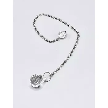 Přírodní kámen Kyvadlo Křišťál - fazetovaná kapka