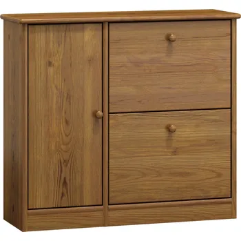 Botník ImportWorld Botník Amanda- v80 x š90 x h29 cm (Barva dřeva: Dub)