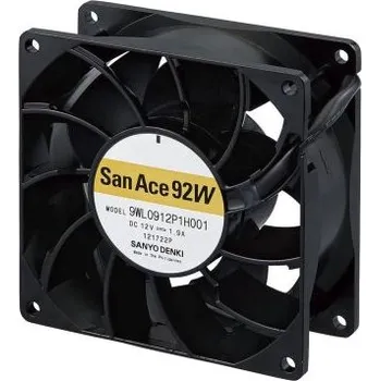 PC ventilátor Sanyo DenkiAxiální ventilátor 48 V DC DC, průtok vzduchu: 3.7m³/min 23.04W480mA, 92 x 92 x 38mm