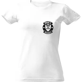 Dámské tričko Tričko s potiskem rozlučka Bride´s security dámské