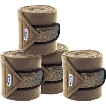 Ochrana nohy a ocasu BUSSE Bandáže Classic Glitter BUSSE, 4 ks, 3,5 m, taupe/bronze