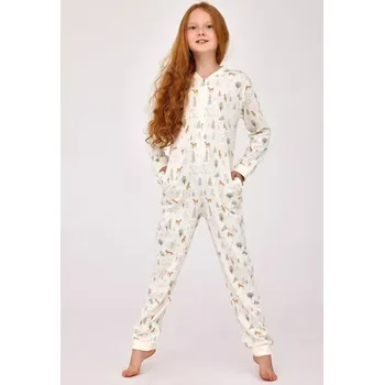 Chlapecké pyžamo Dívčí overal na spaní Cornette Young Forest 385/177 velikost 146/152