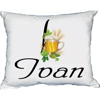 Dekorativní polštářek Polštář s pánským jménem IVAN (polštářek pánské jméno )
