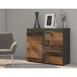 Eoshop Komoda PUERTO 2D matera/dub old style