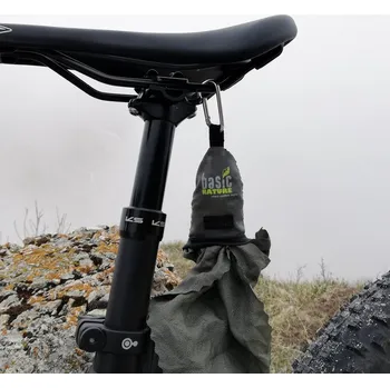 Ručník BasicNature Mini Towel Ultrajemný cestovní ručník z mikrovlákna S olivový