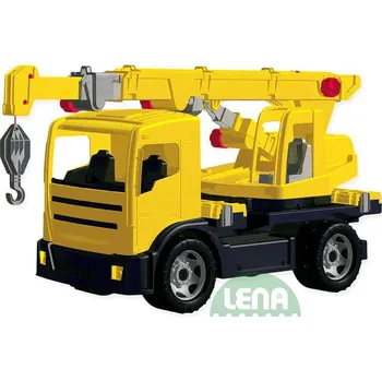 Hračka na písek LENA Autojeřáb 2176 na písek 70 cm (auto jeřáb) 100 kg | 25