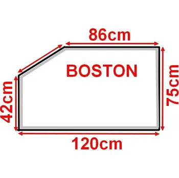 Zrcadlo Koupelnové zrcadlo s LED osvětlením 120x75cm BOSTON ATYPICKÉ
