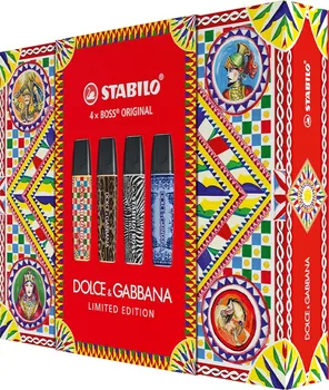 Zvýrazňovač STABILO Boss Original Dolce & Gabbana Limited Edition 4 ks