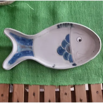 Keramický tác - ryba Motiv: světlá