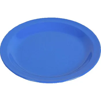 Talíř Waca Melaminový plochý talíř o průměru 23,5 cm modrý