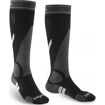 Pánské termoprádlo Bridgedale Ski Lightweight Velikost: S, Barva: black/grey/816