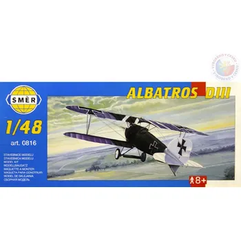 Plastikový model SMĚR Model letadlo Albatros D III 1:48 (stavebnice letadla) | AS72