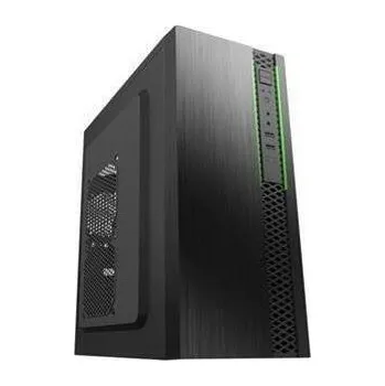 PC skříň EUROCASE skříň ML N6-550B, Midi Tower, 1xUSB-C, 2xUSB 3.0, 2x audio, bez zdroje