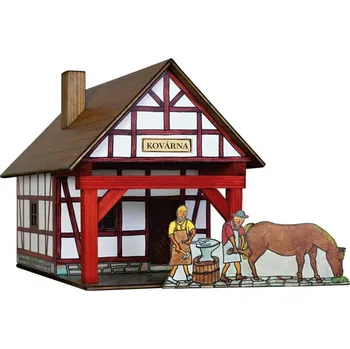Stavebnice WALACHIA Kovárna hrázděná W38 Hobby Kit DŘEVĚNÁ STAVEBNICE | 528203