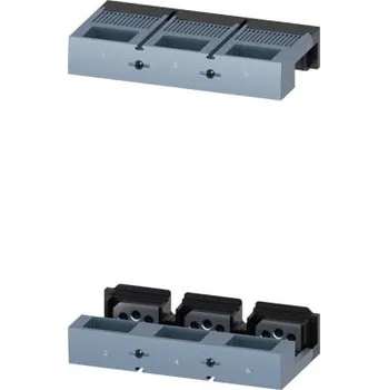 Stykač SIEMENS Přívod šroubový plochý 3 ks metrická závitová deska, kryty příslušenství k 3VA15/25 1000 3VA9603-0QA00