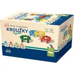 SEVA Kroužky největší První stavebnice baby 96 dílků v krabici | 30887