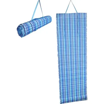 Zahradní lehátko ACRA Lehátko plážové rolovací 170x55cm modré pruhované | 24