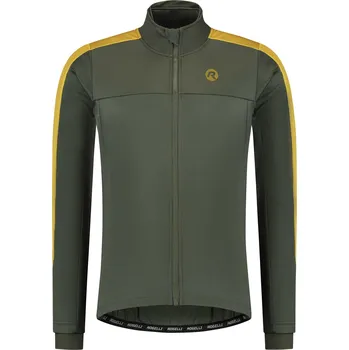 Cyklistická bunda Silně zateplená zimní bunda Rogelli FREEZE, khaki Velikost: M