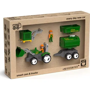 Figurka ECO MultiGO Farm set - figurky Igráčků farmářů s traktorem