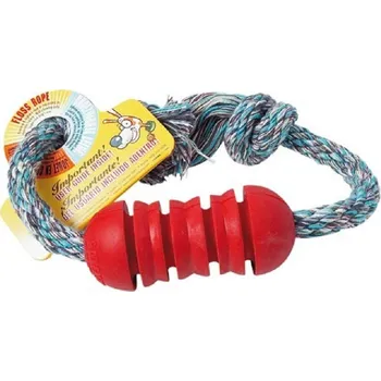 Hračka pro psa KONG Dental Avec Corge 8cm 82g s lanem