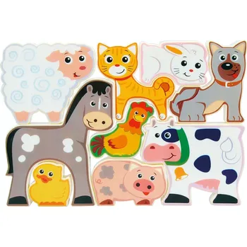 Hračka Playgo puzzle statek se zvířátky