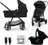 Kinderkraft Newly Travel System 3v1 2023, Classic Black