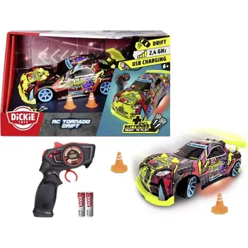 RC model auta DICKIE RC Car Tornado Drift RC_4007 RTR 1:24