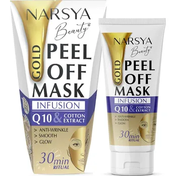 Pleťová maska Arsy Cosmetics NARSYA BEAUTY Gold Peel-of Mask Q10, 100 ml