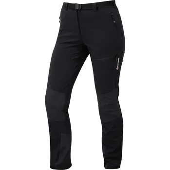 Dámské kalhoty Montane FEM TERRA MISSION PANTS-SHORT LEG-BLACK-UK16/XL dámské kalhoty černé