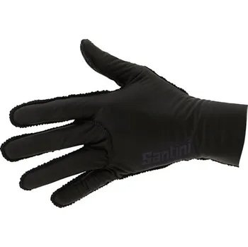 Cyklistické rukavice Rukavice SANTINI Guard Black - XS