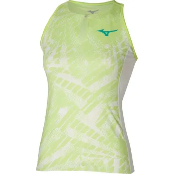 Dámské tričko Dámské sportovní tílko Mizuno Mugen Printed Tank / Neo Lime Velikost: M