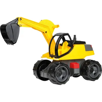 Hračka na písek LENA Bagr funkční žlutočerný 69cm stavební pracovní stroj na písek | 31