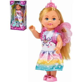 SIMBA Panenka Evička Unicorn Fairy víla s křídly jednorožec 2 barvy | 74325